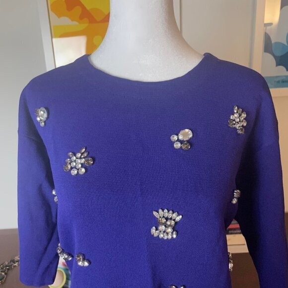 ELOQUII rhinestone embellished top size 14/16 - Picture 3 of 6